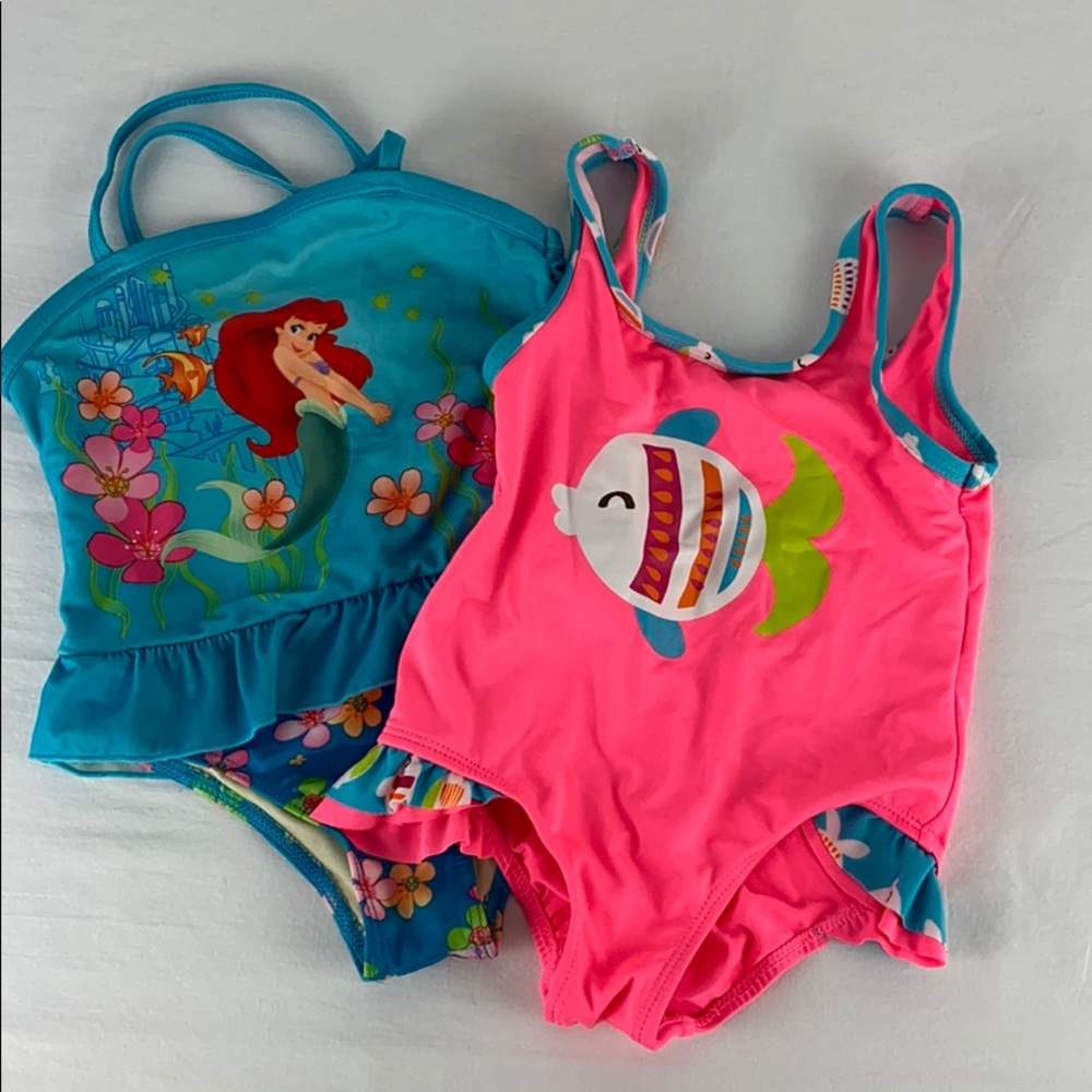 2 bathing suit lot 3T